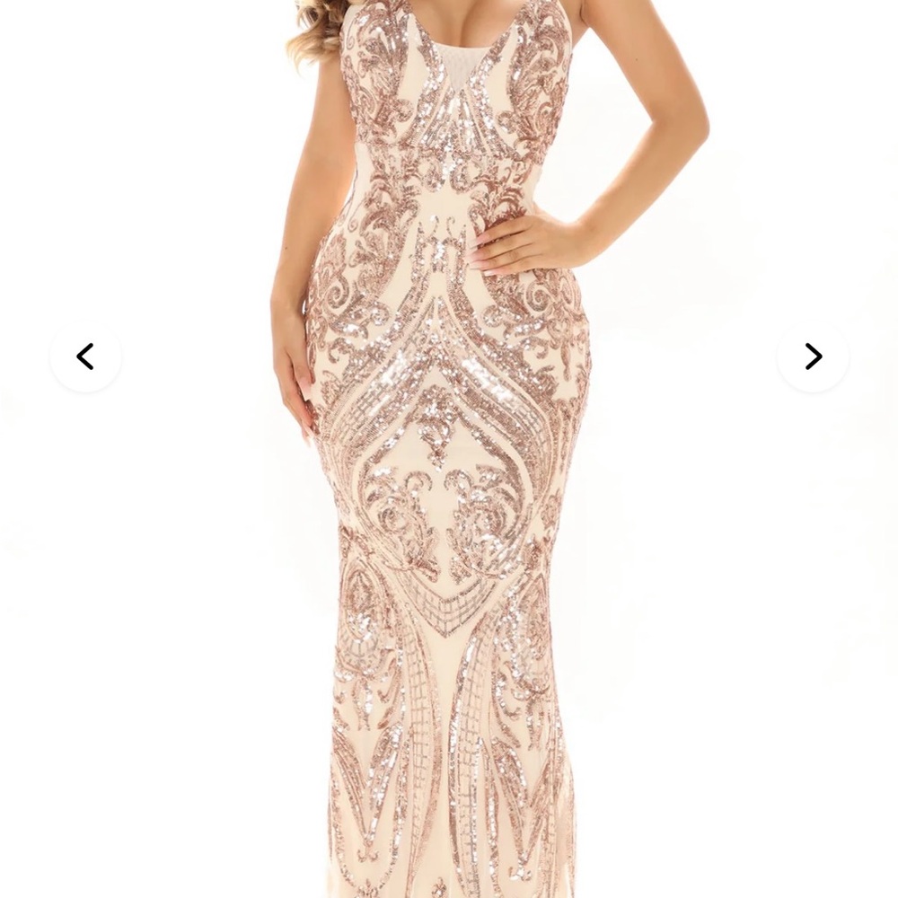 SOLD Elegant Sequin Embellished Evening Gown- BRAND NEW, Never Worn